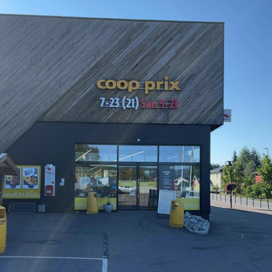 Et butikkbygg - Klikk for stort bilde